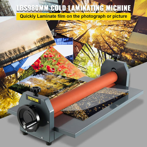 VEVOR 39" LBS1000 manuālais aukstās laminēšanas rullis, 1000 mm