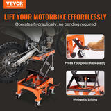 VEVOR hidrauliskais motocikla pacēlāja galds 158,8 kg