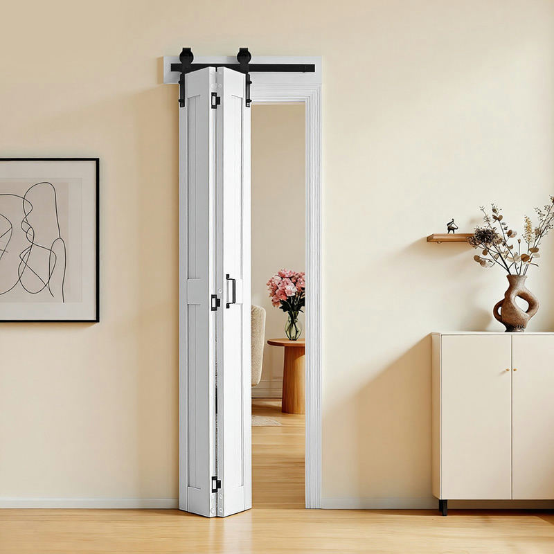 Salokāmās šķūņa durvis GC11-DS-24*84, 609 x 2134 mm, baltas