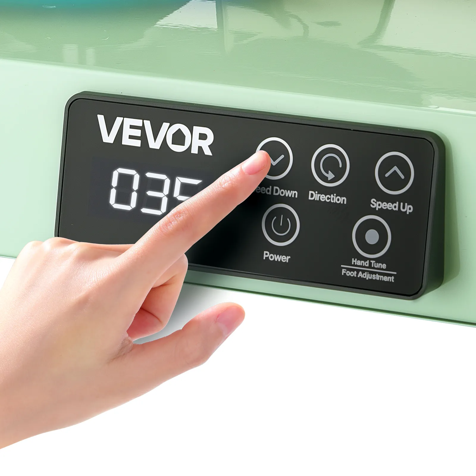 Elektriskā podnieka rata vadības panelis ar 45° slīpu ekrānu un skārienpogām