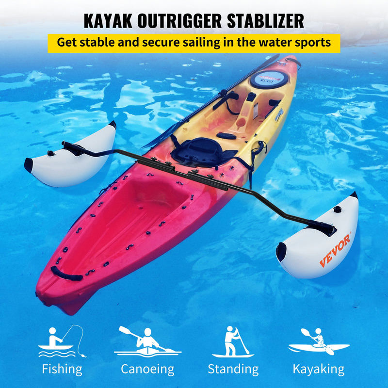 VEVOR kajaku izvirzuma stabilizators, 2 gab., PVC piepūšams