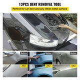 Bukšu labošanas komplekts, 13 daļas, Paintless Dent Repair Tool, modelis VV-PR-R13