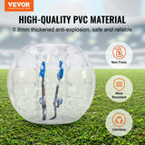 Piepūšamā atsitiena bumba 1 gab., 4FT/1.2M, 0.8 mm PVC, HCPPQ-001