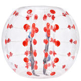 Piepūšama ķermeņa zorb bumba 1 gab., 4FT/1.2M, 0.8 mm PVC