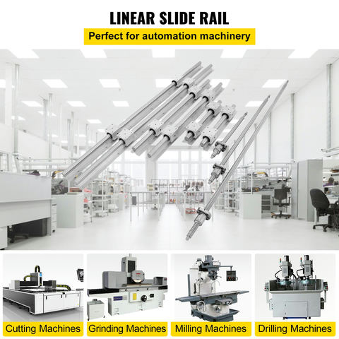 VEVOR SBR20 lineāro sliežu un RM1605 lodskrūvju komplekts CNC