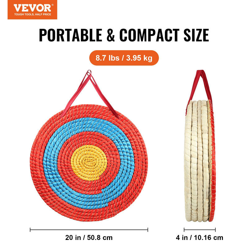 Loka šaušanas mērķis, 5 kārtas, 51 cm, salmu, modelis JP-05