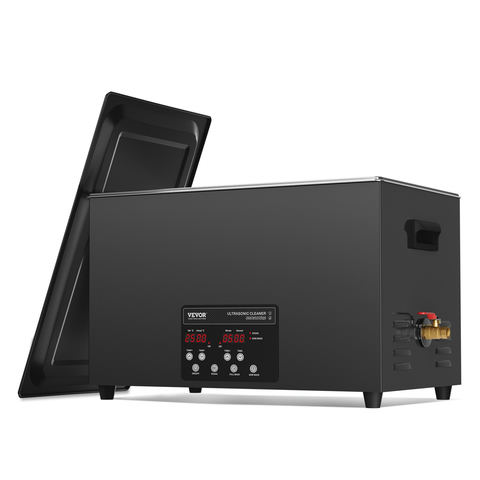 VEVOR 30L ultraskaņas tīrītājs, 600W, 40kHz, ar taimeri un sildītāju