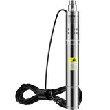 VEVOR dziļurbuma iegremdējamais sūknis 550W, 230V/50Hz, 35 l/min, 108 m