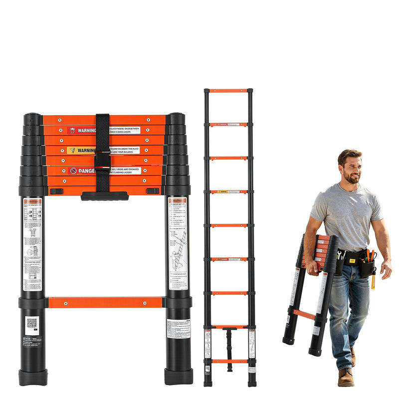 Teleskopiskās kāpnes MF-TLA260, 263 cm, 9 pakāpieni