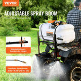 ATV smidzinātājs ar A sprauslu strēli, 60 L, 12 V, 1.9 GPM