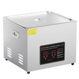 VEVOR ultraskaņas tīrītājs, 15 L, 360 W, ar taimeri un sildītāju