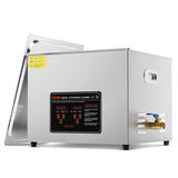 VEVOR ultraskaņas tīrītājs, 15 L, 360 W, ar taimeri un sildītāju