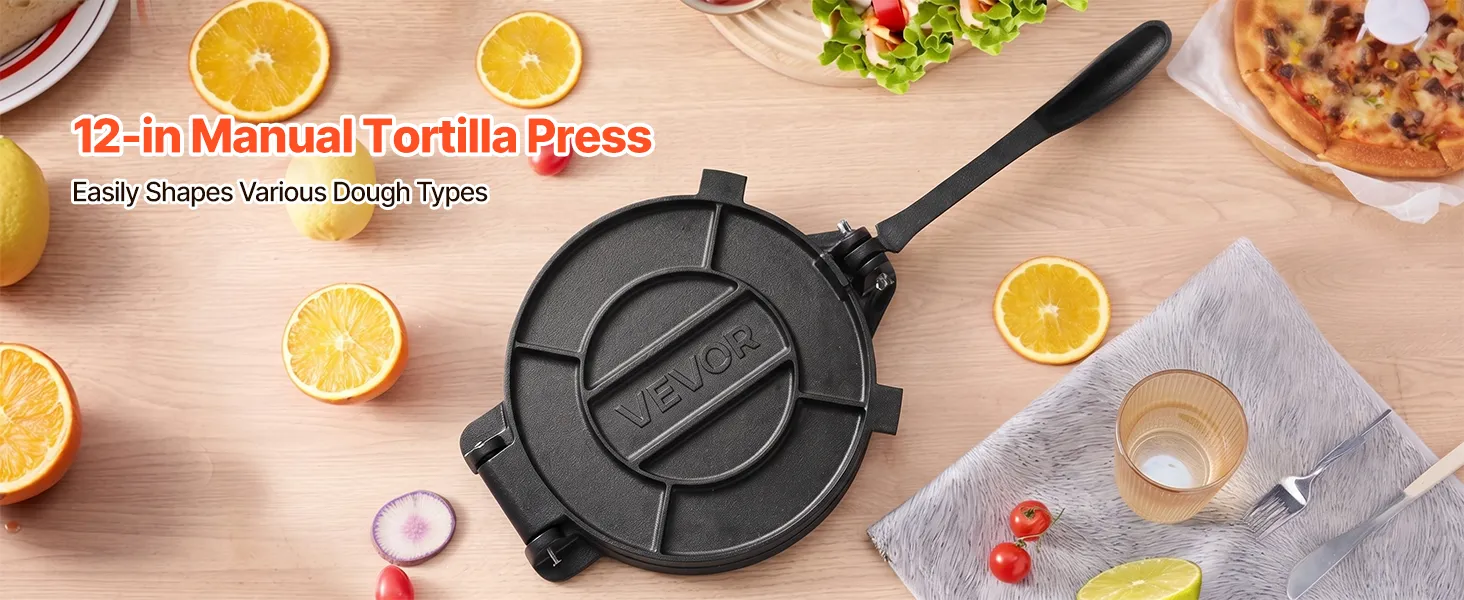 Tortilju prese HES300 30 cm čuguna – apraksta papildu skatījums 1
