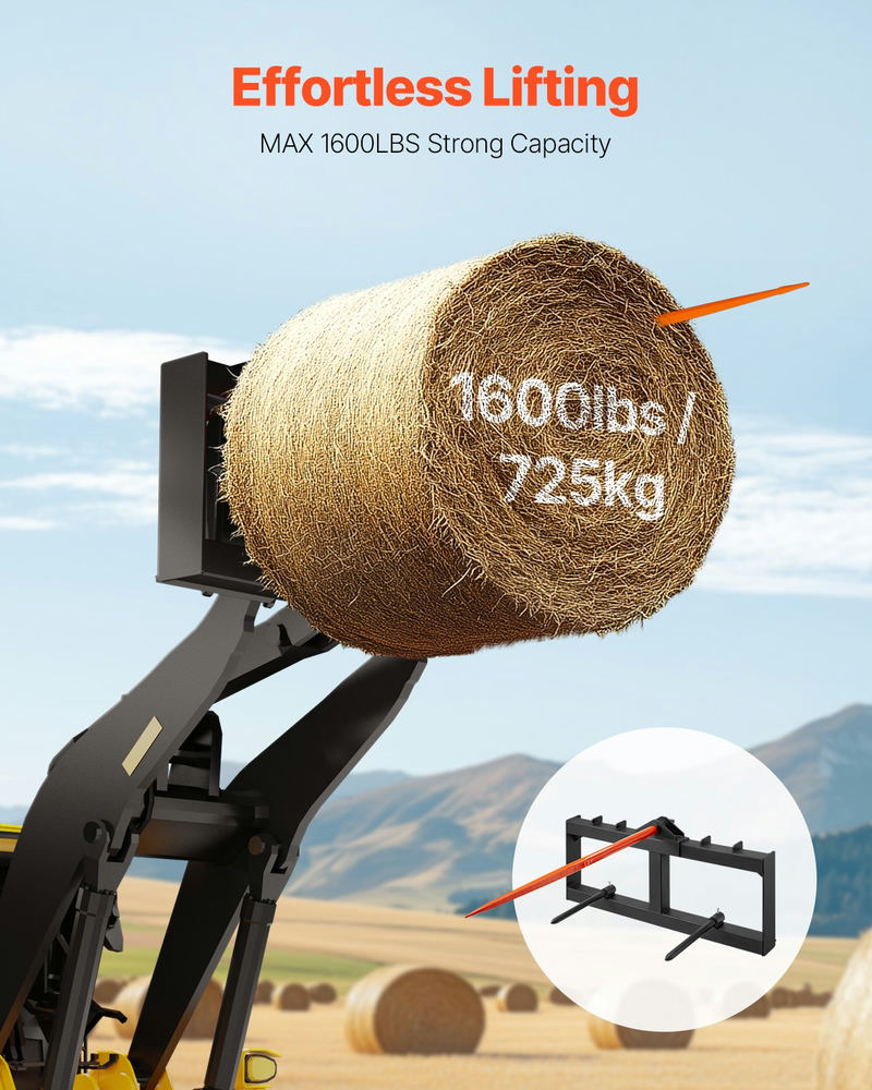 Siena šķēps 49 collu, 1600 lbs kravnesība, modelis WBS-012