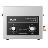 VEVOR 10L ultraskaņas tīrītājs ar sildītāju, taimeri un grozu, 240W, modelis TH-40AXN