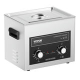 VEVOR 10L ultraskaņas tīrītājs ar sildītāju, taimeri un grozu, 240W, modelis TH-40AXN