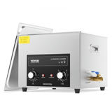 VEVOR 15L ultraskaņas tīrītājs ar sildītāju, taimeri un grozu, 360W