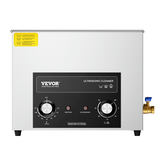 VEVOR 15L ultraskaņas tīrītājs ar sildītāju, taimeri un grozu, 360W