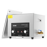 VEVOR 15L ultraskaņas tīrītājs ar sildītāju, taimeri un grozu, 360W