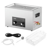 VEVOR 30L ultraskaņas tīrītājs ar sildītāju, taimeri un grozu, 360W, modelis TH-100AXN