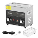 VEVOR 3L ultraskaņas tīrītājs ar sildītāju, taimeri un grozu, 120W, modelis KZ-S3