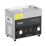 VEVOR 3L ultraskaņas tīrītājs ar sildītāju, taimeri un grozu, 120W, modelis KZ-S3
