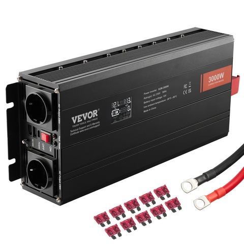 Modificētas sinusoidas sprieguma pārveidotājs 3000W, 12V uz 230V