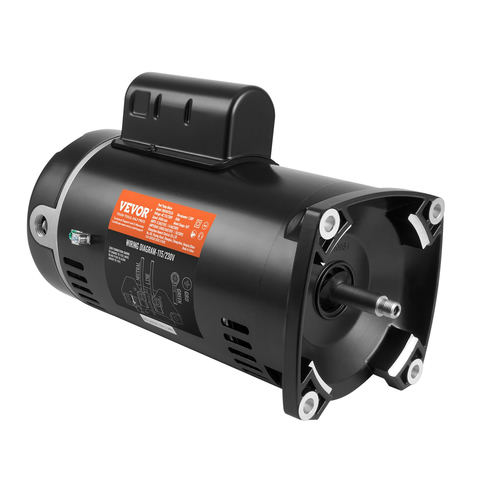 Baseina sūkņa motors 1.5 HP, 56Y rāmis, 115V/230V, 3450 RPM