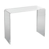 Akrila konsoles galds, caurspīdīgs, 38x15x29 in, JYFT-004B