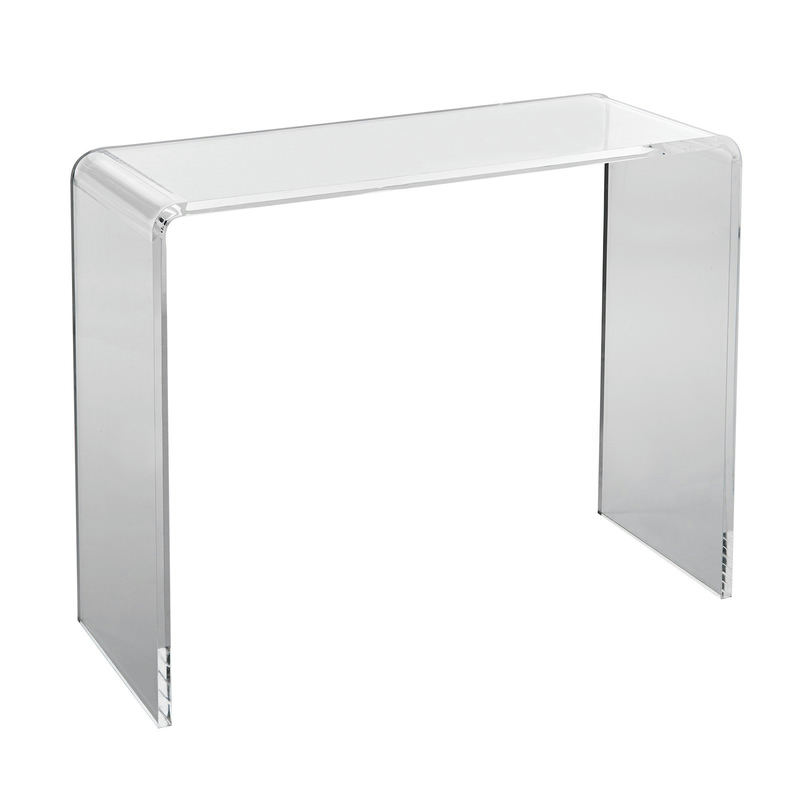 Akrila konsoles galds, caurspīdīgs, 38x15x29 in, JYFT-004B