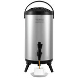 Dzērienu dozators no nerūsējošā tērauda, 2.4 gal / 9.2 L, WNS-3