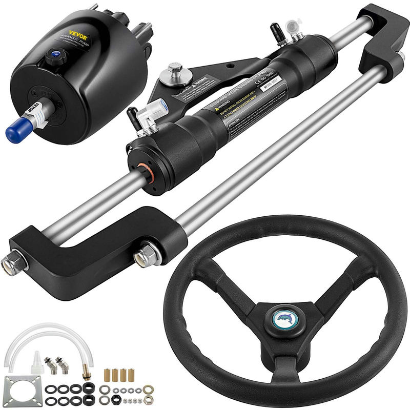 Hidrauliskais laivas stūres komplekts 300HP, modelis HK6400A-3, bez hidrauliskās stūres šļūtenes