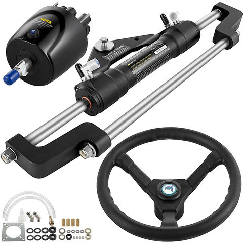 Hidrauliskais laivas stūres komplekts 300HP, modelis HK6400A-3, bez hidrauliskās stūres šļūtenes