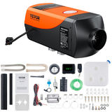 Dīzeļa gaisa sildītājs 12/24V 2KW ar tālvadības pulti un LCD displeju, 10L tvertne