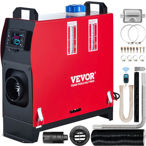 VEVOR 12V dīzeļa gaisa sildītājs 5–8KW ar LCD un tālvadību
