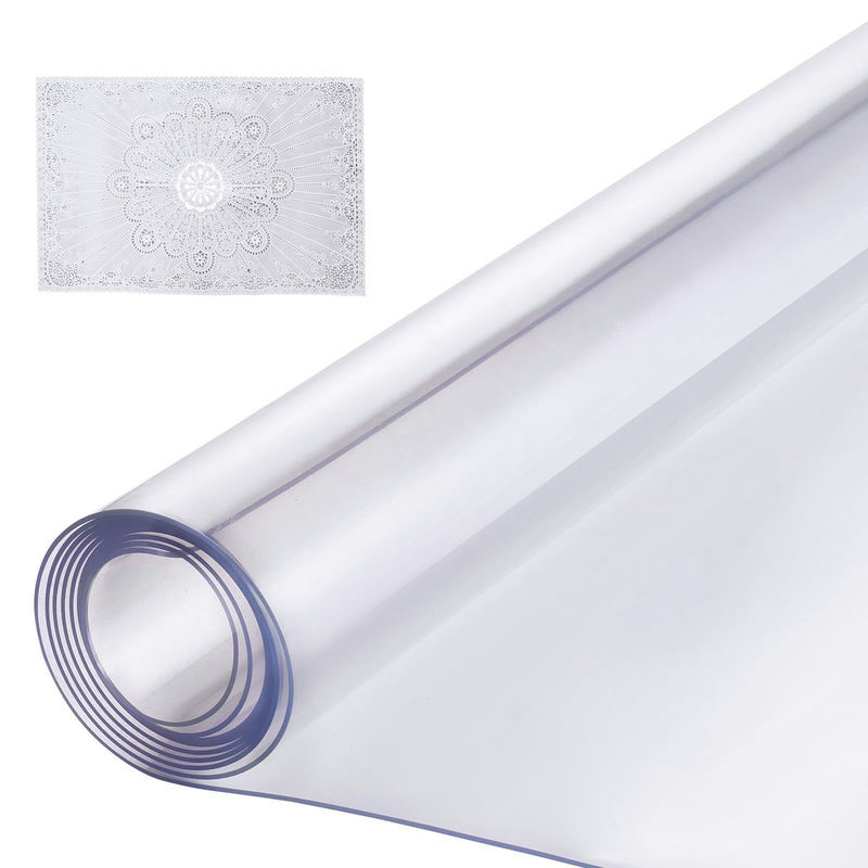 VEVOR caurspīdīgs PVC galda pārklājs 42 x 96 collas, 1,5 mm