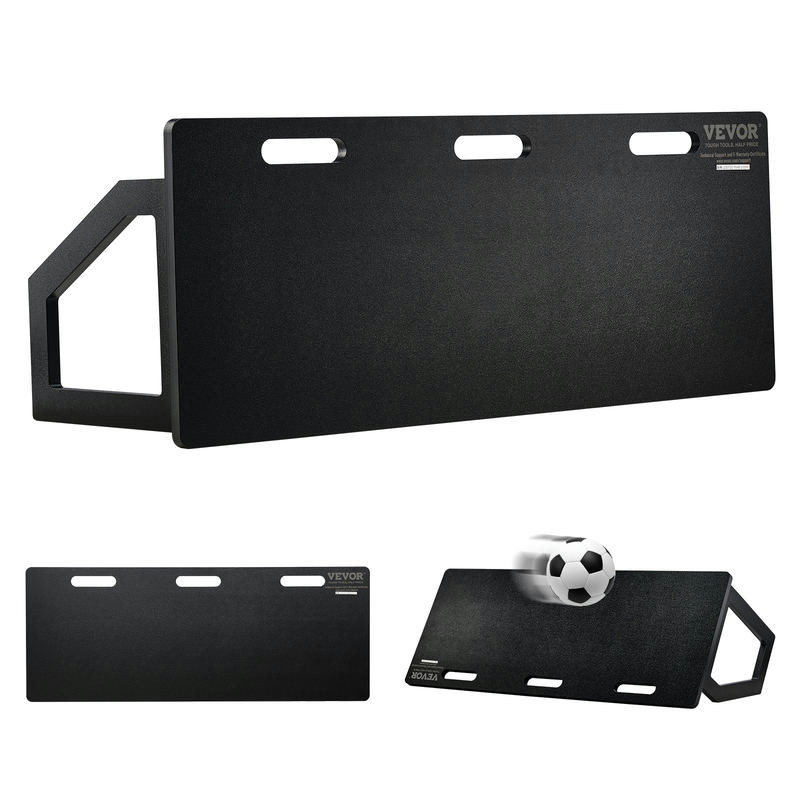 Futbola reboundera dēlis 114,3 x 45,7 cm, salokāms HDPE ar 2 atlēciena leņķiem