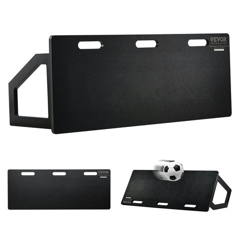 Futbola reboundera dēlis 114,3 x 45,7 cm, salokāms HDPE ar 2 atlēciena leņķiem