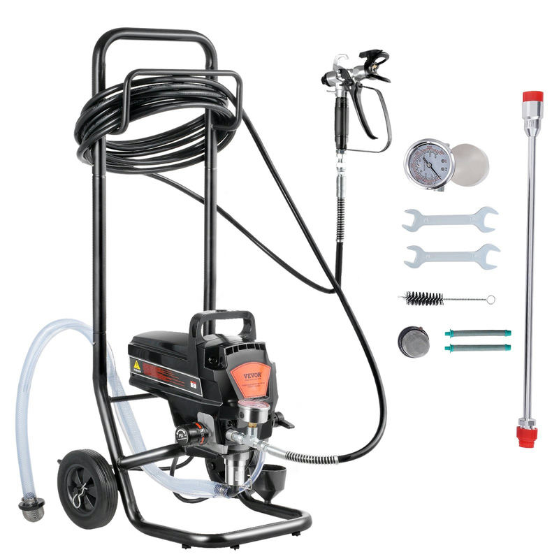 Statīvais bezgaisa krāsas smidzinātājs 950W 3000 PSI ar ratiņiem