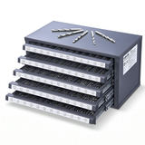 Urbju uzglabāšanas skapis ar 5 atvilktnēm un 60 nodalījumiem