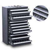 Drill Bit Dispenser Cabinet, 3 daļu komplekts ar 3 un 5 atvilktnēm, A–Z un #1–#60