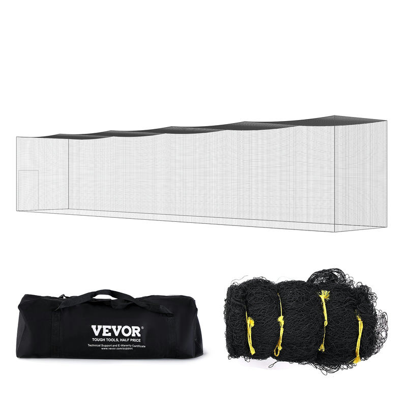 Beisbola sitienu treniņu tīkls 70x12x14FT, neto daļa tikai, bez rāmja