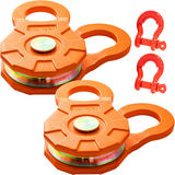 VEVOR snatch block 11T, 25 000 lbs, 2 gab., tērauda bloks vinčai