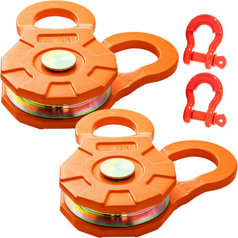 VEVOR snatch block 11T, 25 000 lbs, 2 gab., tērauda bloks vinčai