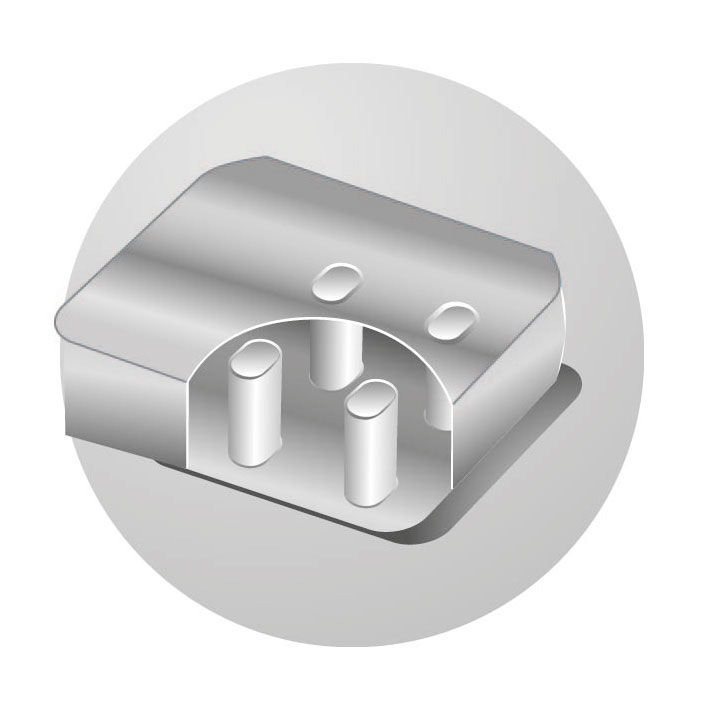 Bestway 67287 Coil-Beam iekšējās konstrukcijas shēma